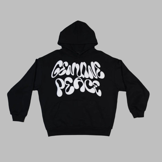 Genuine Peace Hoodie - Black